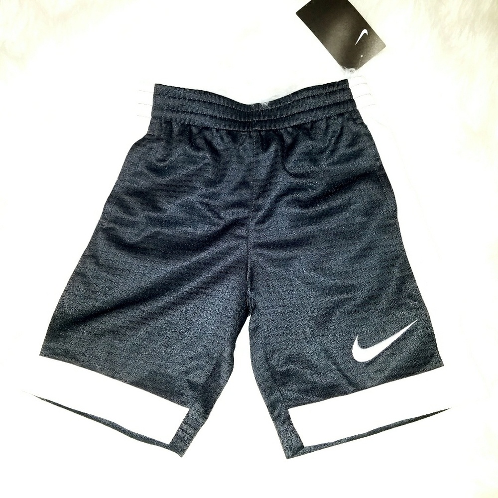 Nike Charcoal & White Dri Fit Shorts